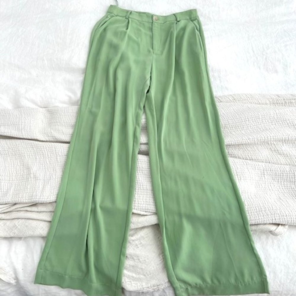 Sea Foam Green Cotton Candy LA Pant